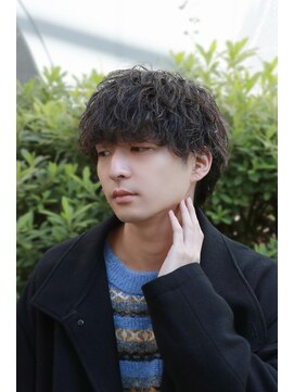 ラクーントウキョウ(RACCOON.TOKYO) 【社会人おすすめ】マッシュ　波巻パーマ