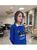 顔周りデザイン/かきあげ/フェイスフレーミング/インナーカラー