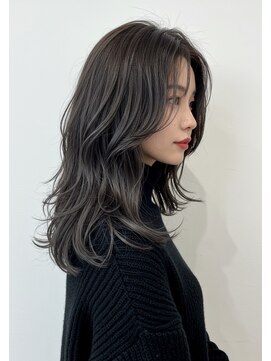 エル 新小岩(elu) 美髪/ワイドバング/レイヤーカット/くすみベージュ/新小岩駅