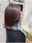 外はねボブ×インナーブルーシルバー
