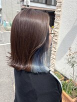 ルヴェール(Le Vert)&nbsp;外はねボブ×インナーブルーシルバー