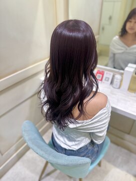 アソビ 表参道(ASOBI) ブリーチなしダブルカラー/ピンクラベンダー/学割U24/表参道