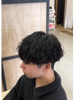 エッジ(EDGE)&nbsp;大分メンズ無造作波巻きツイストスパイラルシャドウパーマ