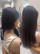 シカ 神戸三宮元町店(Cica)&nbsp;垢抜けカット 似合わせ ボブ きりっぱなし 三宮