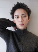 メンズスパイキーショートメンズパーマ