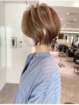 30代40代50代白髪ぼかし髪型白髪染め面長似合わせ【安野】