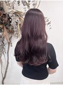 髪質改善カラーで絹艶色☆韓国風ピンクラベンダー