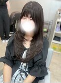 くびれヘア/アプリコットオレンジ/夏のヘアアレンジ/津田沼