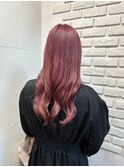 モーヴピンク　暖色カラー　ハイトーンカラー