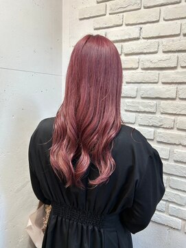 ビランチェ 池袋(bilancia) モーヴピンク　暖色カラー　ハイトーンカラー