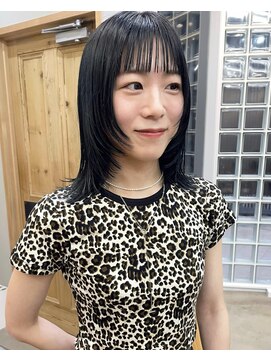 ヨーク(yoke) レイヤー/レイヤーカット/顔まわりレイヤー