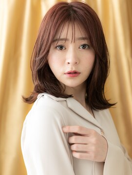 カバーヘア ブリス 北浦和(COVER HAIR bliss) ボルドーカラーくびれヘア抜け感ロングウルフ316Z北浦和30代40代