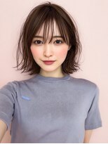 ミー 岡崎(mii)&nbsp;miiワンカール外はねボブ×肌映えアッシュブラウン