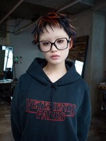 ギークス(GEEKS)&nbsp;【GEEKS渋谷】バズカット/デザインカラー/レイヤーショート/小顔