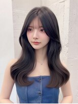 ユーフォリア 新宿店(Euphoria)&nbsp;チョコレートブラウン/くびれ巻き/韓国風