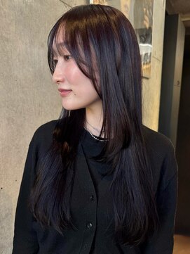 プロス(Pros) 表参道/ブリーチなし／レイヤーカット/ヘアセット