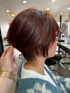 ヴィスト バイ レボ(VIST by REVO) 着物ヘア/大人ガーリー/ダークアッシュ/似合わせカット/新松戸