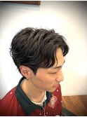 毛流れセンターパート