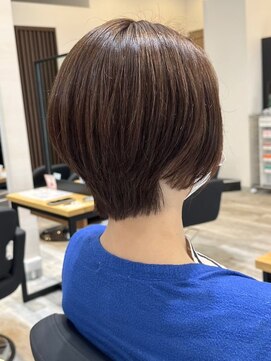 アトリエコア(Atelier Coa) 太白区ブリーチなしダブルカラー顔周りレイヤーカット髪質改善