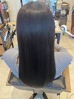 エクファヘアエステプラス 草津 栗東(ex-fa hair esthe+)&nbsp;着物ヘア/大人ガーリー/ダークアッシュ/似合わせカット/南草津