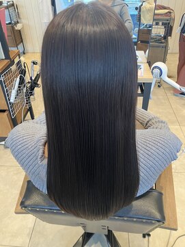 エクファヘアエステプラス 草津 栗東(ex-fa hair esthe+) 着物ヘア/大人ガーリー/ダークアッシュ/似合わせカット/南草津