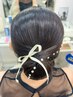 パールorリボン 選べるヘアセット 《6:00~7:00》 ￥7000