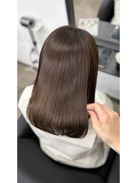 アマテラスゼロ 新宿(AMATELAS zero) 美髪矯正×アッシュブラウン/新宿