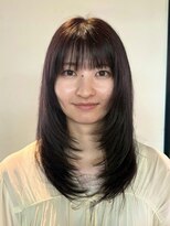 ジャンクヘアー(JUNKHAIR) face layer × olive color