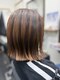 オニキス(onyx)の写真/白髪を活かして、自然でお洒落なヘアカラーへ