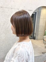 ペム(pem)&nbsp;王道内巻きボブ×柔らかベージュ
