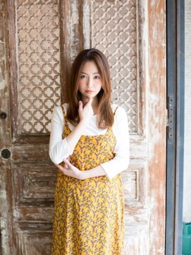 ヘアメイク パッセージ 千歳船橋店(hair make passage) ベージュカラー☆自然ストレート