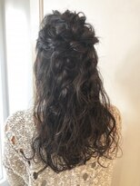 キャンバス バイ ネオリーブ 横浜西口(Canvas by neo.)&nbsp;ヘアセット ヘアアレンジ ハーフアップ ゆるふわ