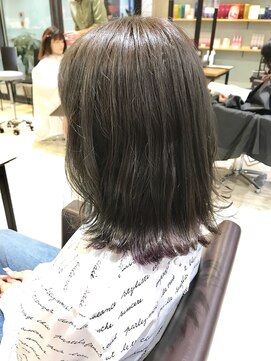 モードケイズ 西宮(MODE K's) 大人かわいい/小顔/斜めバング/アシンメトリー/伸ばしかけ