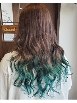 ヘア ケア ディエイチケー(HAIR CARE DHK) ロングヘアー裾カラー