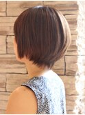 【３０代４０代５０代】丸みが綺麗な大人ショート