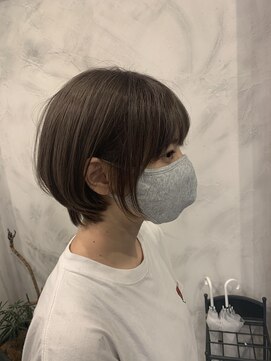 アトリエルタン 堺店(atelier Le Temps) ショートマッシュxグレイアッシュ