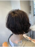 ナチュラルカールボブ