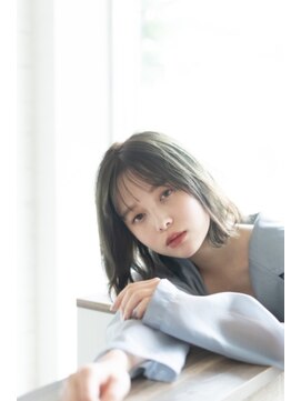 フレイムスヘアーアンドリラックス 西川口店 ゆるふわミディアムボブ 【Frames西川口】