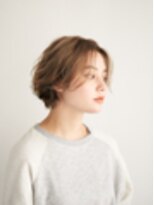 ジュール 池袋(Joule)&nbsp;顔型別ヘアスタイル特集/マロンベージュ/Aラインボブ/池袋