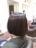 ルシードスタイル クリザンテーム&nbsp;ワンレンボブ×ハイライト