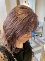 ロンドポレール 北千住(Lond polaire)&nbsp;【航治郎】艶髪ミディ/インナーカラー/ペールベージュ