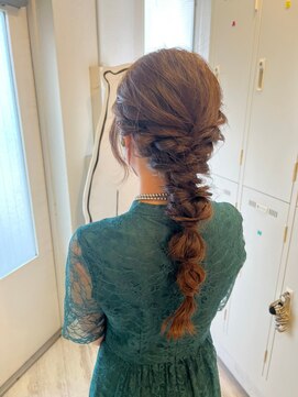 ナンバー ユアイロ 川崎(N° uairo) 【末安】編みおろしヘアセット/川崎駅西口徒歩4分