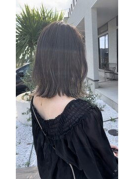 シェルハ(SHELHA) バレイヤージュ/外ハネボブ/ベージュ/デザインカラー/ハイライト