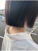 切りっぱなしボブ