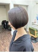 ショートスタイル　あごラインボブ