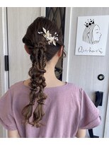クインヘアー(Qin hair)&nbsp;【YU.ki】ツインアレンジ　ヘアセット　ヘアアレンジ