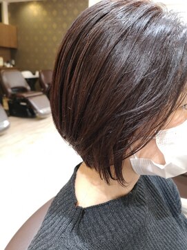 ルシードスタイル クリザンテーム 白髪染め/白髪ぼかし/ハイライト/カラー/ショート