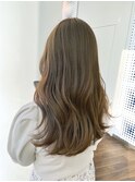 ブリーチなしベージュ