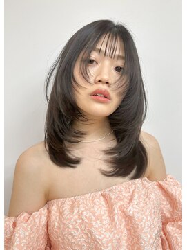 ボタン テンジン(VOTAN tenjin) 【votan_はまひ】韓国レイヤー/レイヤーカット/顔まわり/艶髪