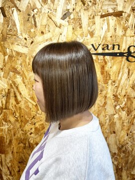ヴァンガード(Vanguard) 育てる髪質改善カラー/艶めくボブ